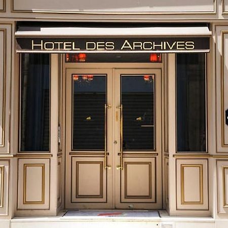 Hotel Des Archives París Exterior foto